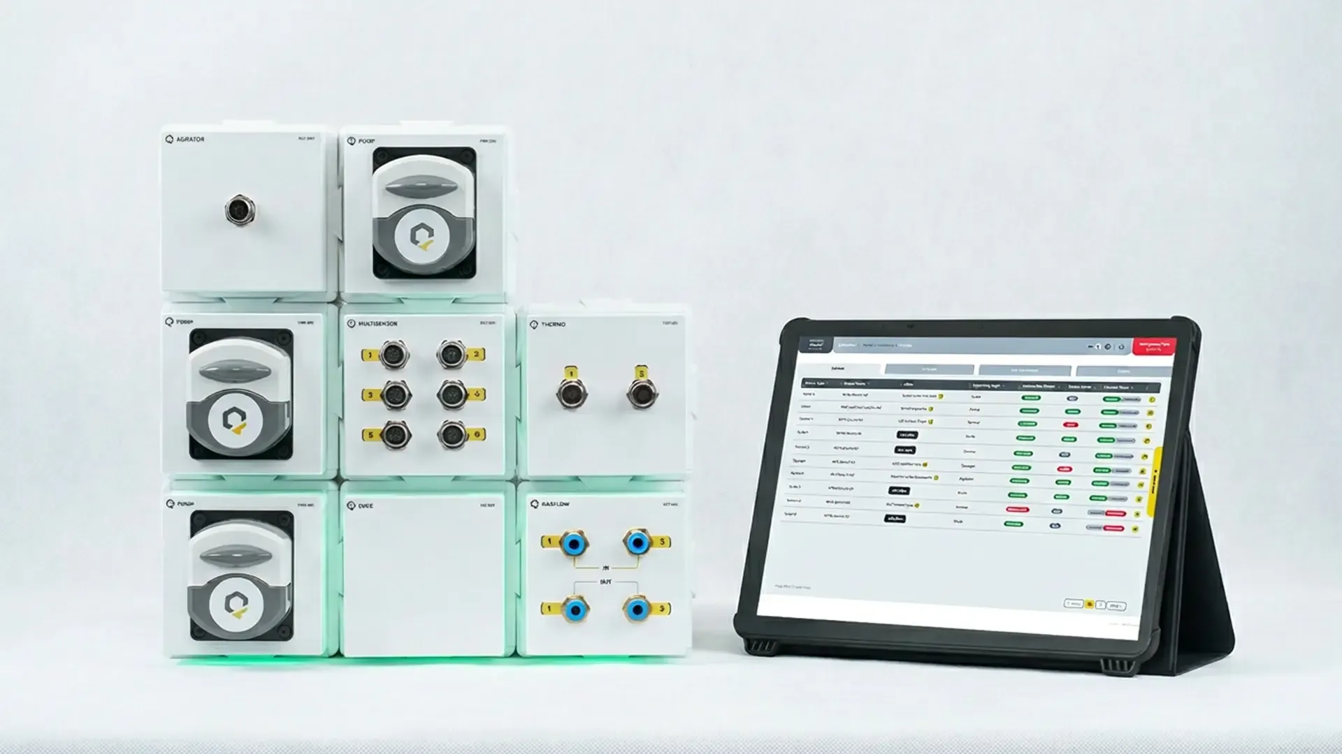 New setup to control and monitor bioprocess