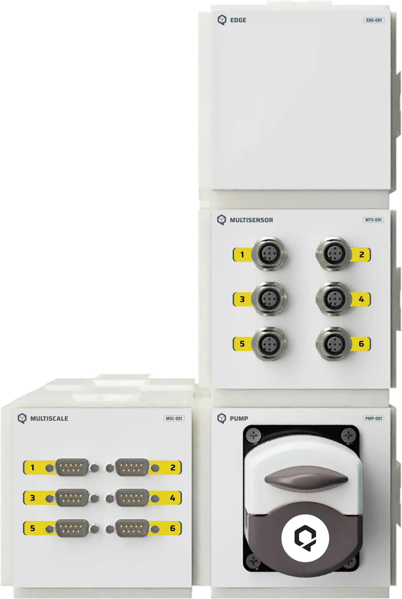 QB Modules bioprocess setup