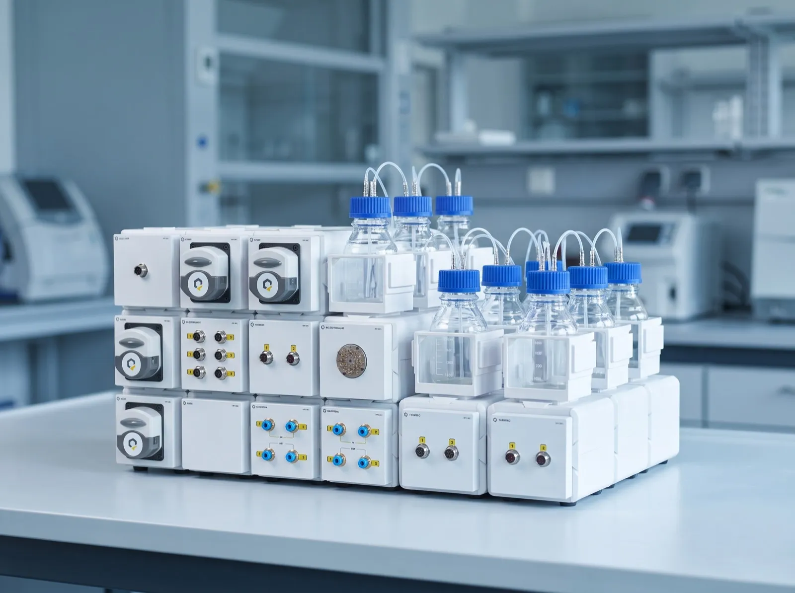 Screening (500 ml) setup